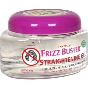 Fantasia Frizz Buster Straightening Gel – 16 oz (Pink Lid) - ANNS BEAUTY SUPPLY
